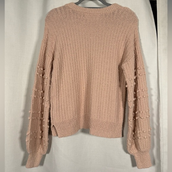 Madewell Bobble Pullover Knit Sweater in Avalon Pink Size Small - Picture 5 of 10